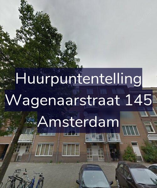 Foto gevel Huurpuntentelling voor Wagenaarstraat 145, Amsterdam