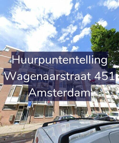 Foto gevel Huurpuntentelling voor Wagenaarstraat 451, Amsterdam