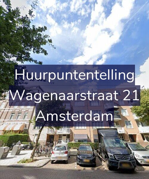Foto gevel Huurpuntentelling voor Wagenaarstraat 21, Amsterdam
