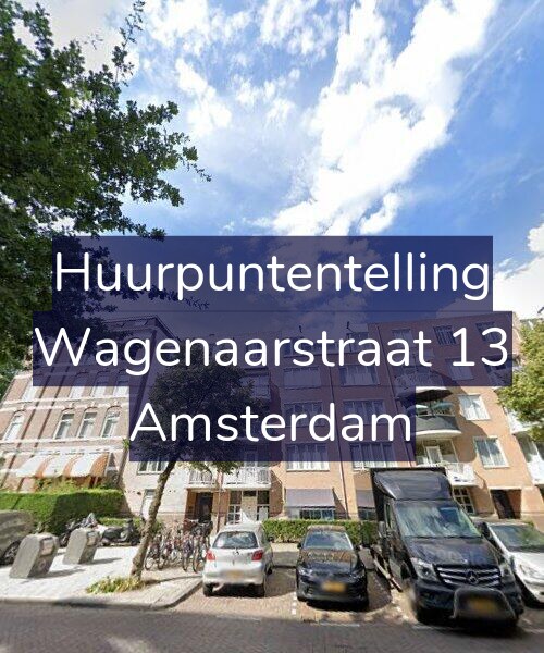 Foto gevel Huurpuntentelling voor Wagenaarstraat 13, Amsterdam