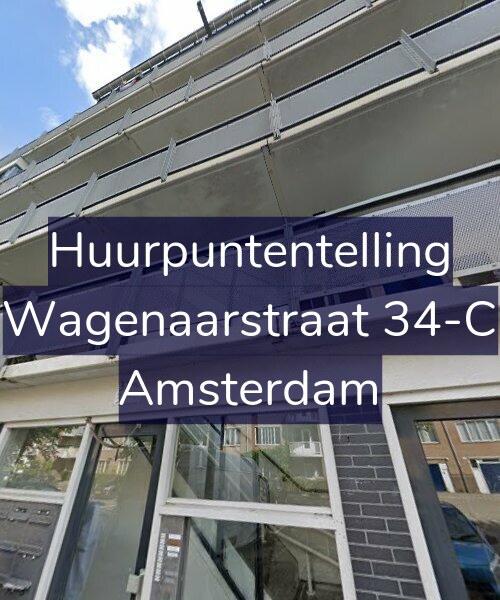 Foto gevel Huurpuntentelling voor Wagenaarstraat 34-C, Amsterdam