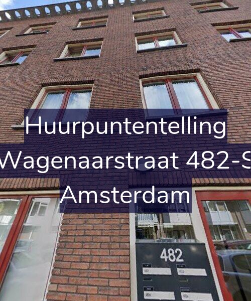 Foto gevel Huurpuntentelling voor Wagenaarstraat 482-S, Amsterdam