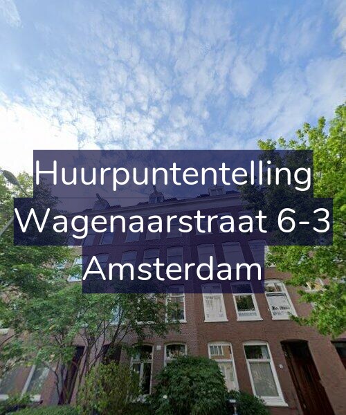 Foto gevel Huurpuntentelling voor Wagenaarstraat 6-3, Amsterdam