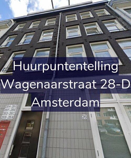 Foto gevel Huurpuntentelling voor Wagenaarstraat 28-D, Amsterdam