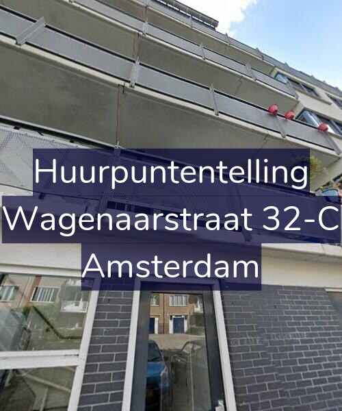 Foto gevel Huurpuntentelling voor Wagenaarstraat 32-C, Amsterdam