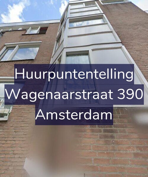 Foto gevel Huurpuntentelling voor Wagenaarstraat 390, Amsterdam