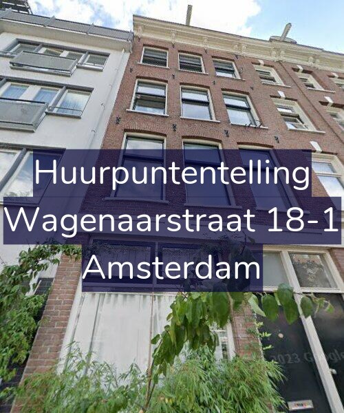 Foto gevel Huurpuntentelling voor Wagenaarstraat 18-1, Amsterdam
