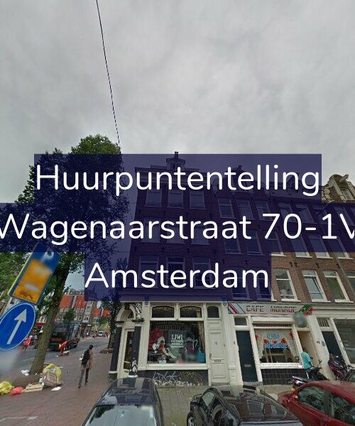 Foto gevel Huurpuntentelling voor Wagenaarstraat 70-1V, Amsterdam