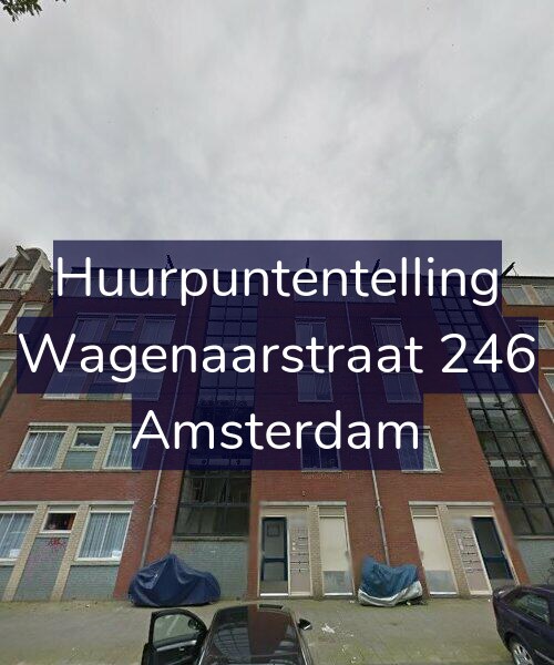 Foto gevel Huurpuntentelling voor Wagenaarstraat 246, Amsterdam