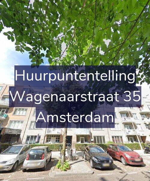 Foto gevel Huurpuntentelling voor Wagenaarstraat 35, Amsterdam