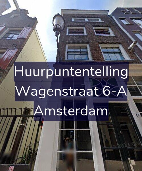 Foto gevel Huurpuntentelling voor Wagenstraat 6-A, Amsterdam
