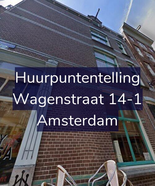 Foto gevel Huurpuntentelling voor Wagenstraat 14-1, Amsterdam