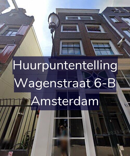 Foto gevel Huurpuntentelling voor Wagenstraat 6-B, Amsterdam
