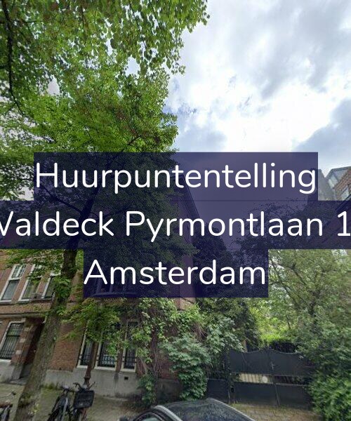 Foto gevel Huurpuntentelling voor Waldeck Pyrmontlaan 17, Amsterdam