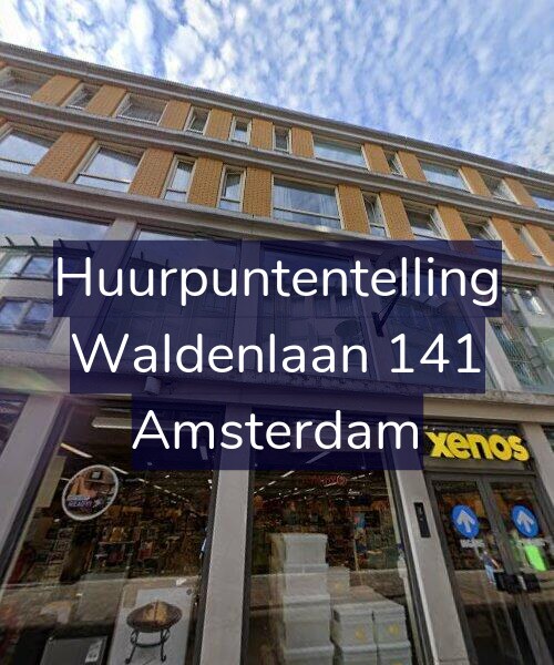 Foto gevel Huurpuntentelling voor Waldenlaan 141, Amsterdam
