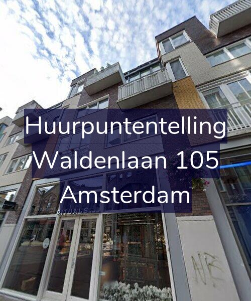 Foto gevel Huurpuntentelling voor Waldenlaan 105, Amsterdam