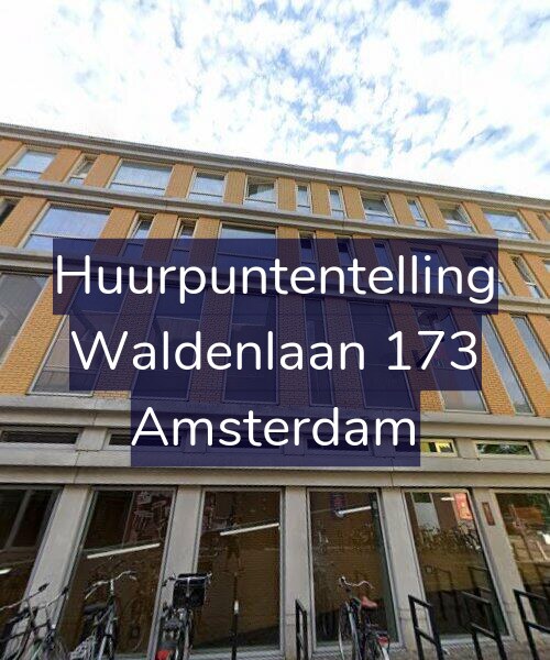 Foto gevel Huurpuntentelling voor Waldenlaan 173, Amsterdam