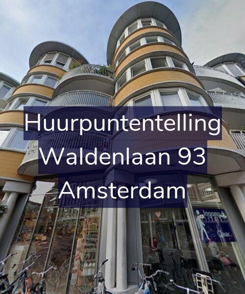 Foto gevel Huurpuntentelling voor Waldenlaan 93, Amsterdam
