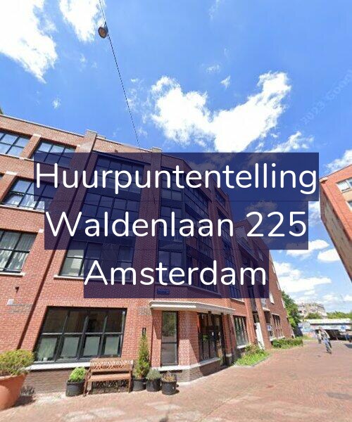 Foto gevel Huurpuntentelling voor Waldenlaan 225, Amsterdam