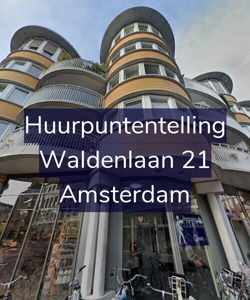 Foto gevel Huurpuntentelling voor Waldenlaan 21, Amsterdam