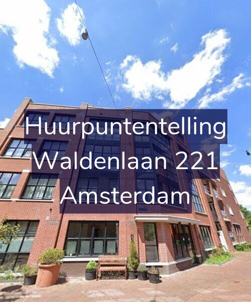 Foto gevel Huurpuntentelling voor Waldenlaan 221, Amsterdam