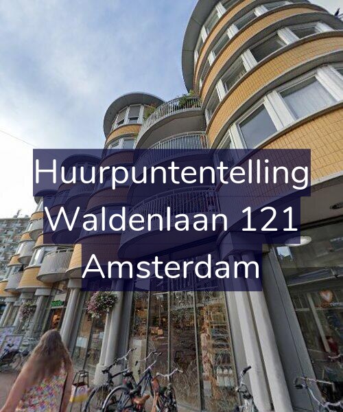 Foto gevel Huurpuntentelling voor Waldenlaan 121, Amsterdam