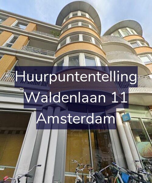 Foto gevel Huurpuntentelling voor Waldenlaan 11, Amsterdam