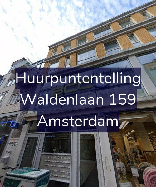 Foto gevel Huurpuntentelling voor Waldenlaan 159, Amsterdam