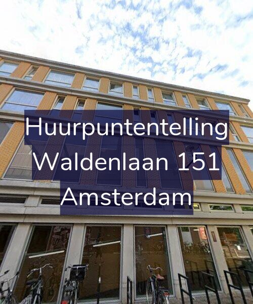 Foto gevel Huurpuntentelling voor Waldenlaan 151, Amsterdam