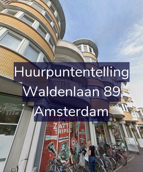 Foto gevel Huurpuntentelling voor Waldenlaan 89, Amsterdam