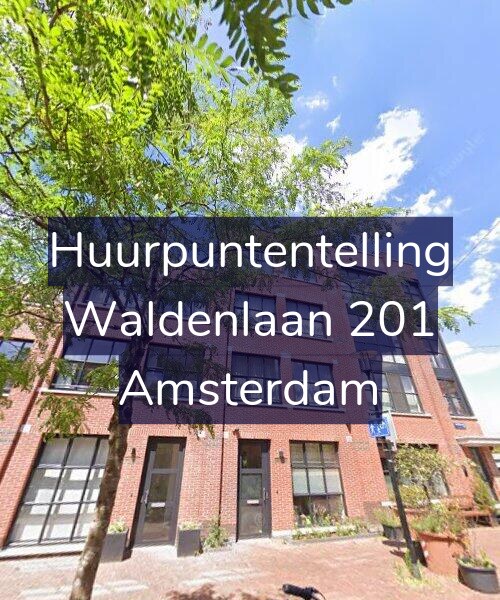 Foto gevel Huurpuntentelling voor Waldenlaan 201, Amsterdam