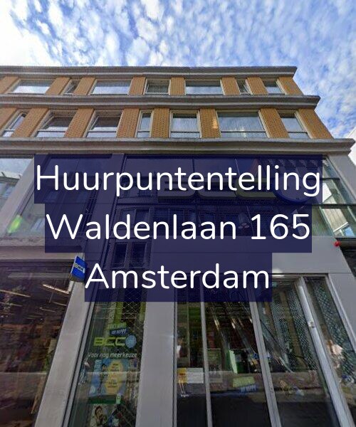 Foto gevel Huurpuntentelling voor Waldenlaan 165, Amsterdam