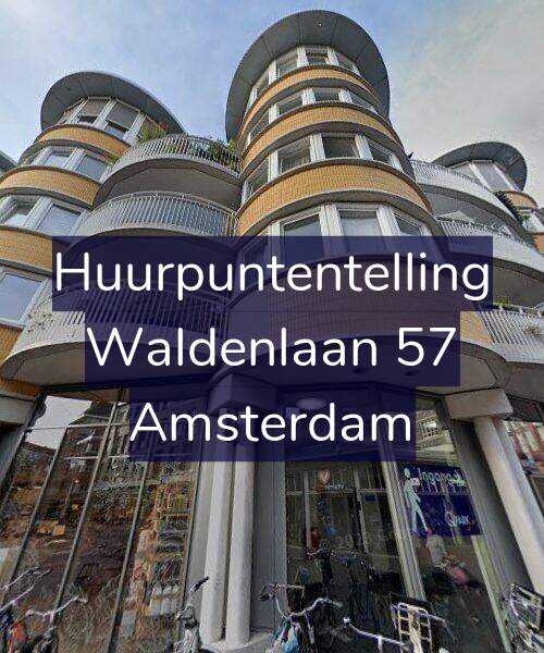 Foto gevel Huurpuntentelling voor Waldenlaan 57, Amsterdam