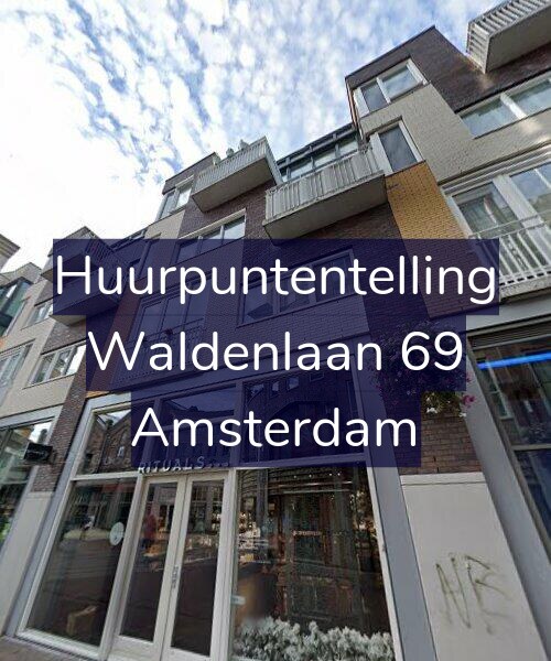 Foto gevel Huurpuntentelling voor Waldenlaan 69, Amsterdam