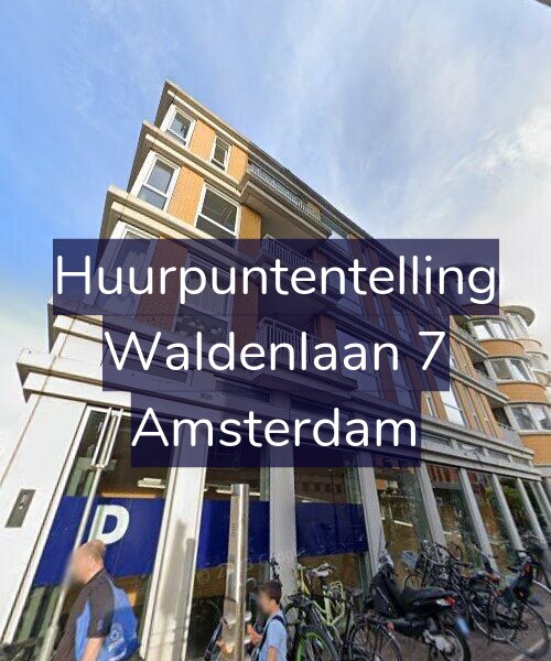 Foto gevel Huurpuntentelling voor Waldenlaan 7, Amsterdam