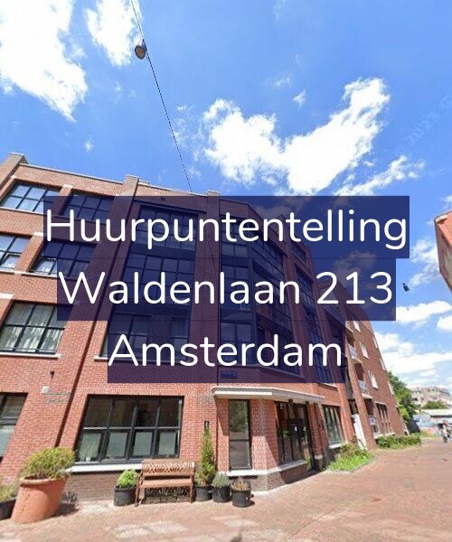 Foto gevel Huurpuntentelling voor Waldenlaan 213, Amsterdam