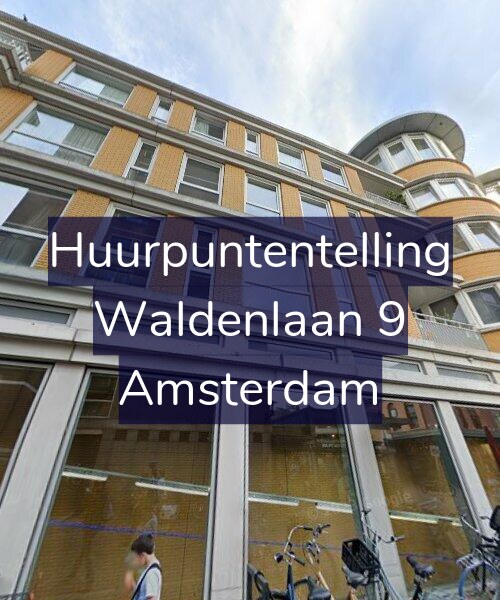 Foto gevel Huurpuntentelling voor Waldenlaan 9, Amsterdam