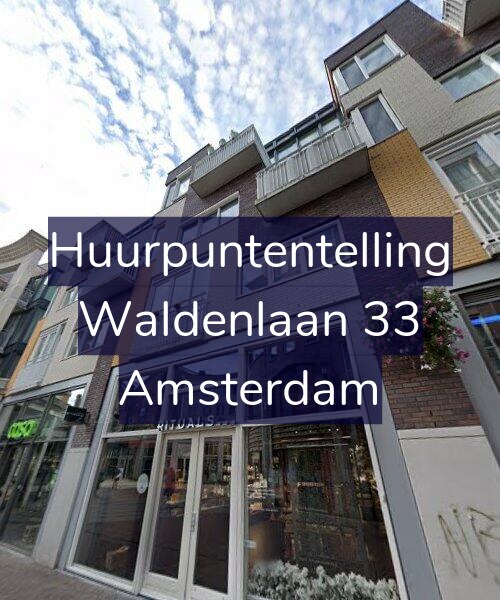 Foto gevel Huurpuntentelling voor Waldenlaan 33, Amsterdam