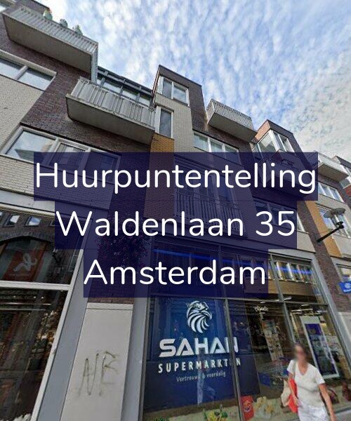 Foto gevel Huurpuntentelling voor Waldenlaan 35, Amsterdam