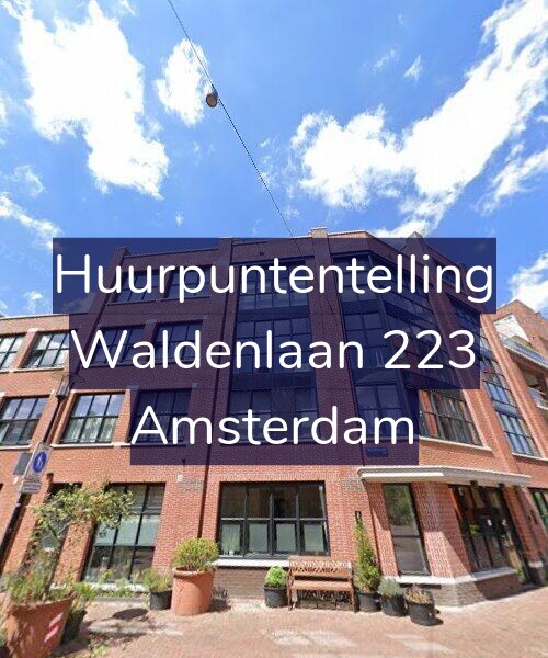 Foto gevel Huurpuntentelling voor Waldenlaan 223, Amsterdam