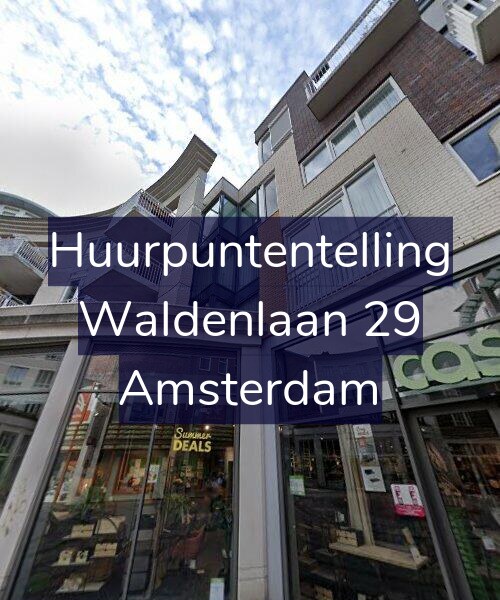 Foto gevel Huurpuntentelling voor Waldenlaan 29, Amsterdam