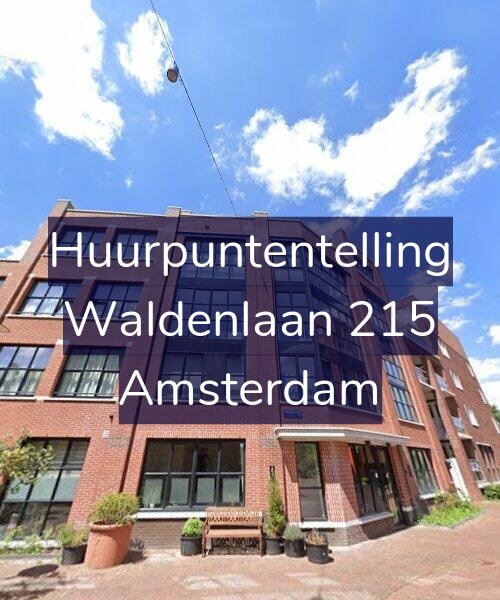 Foto gevel Huurpuntentelling voor Waldenlaan 215, Amsterdam
