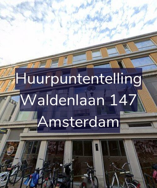 Foto gevel Huurpuntentelling voor Waldenlaan 147, Amsterdam