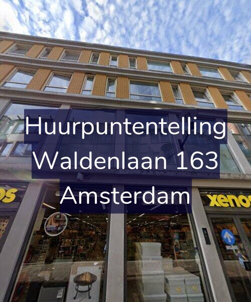 Foto gevel Huurpuntentelling voor Waldenlaan 163, Amsterdam