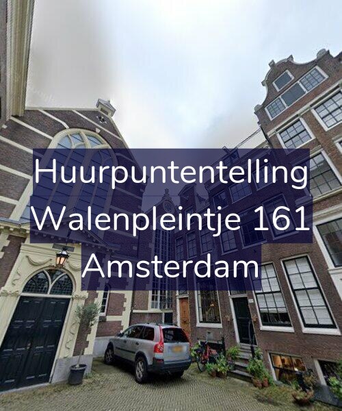 Foto gevel Huurpuntentelling voor Walenpleintje 161, Amsterdam