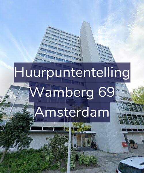 Foto gevel Huurpuntentelling voor Wamberg 69, Amsterdam