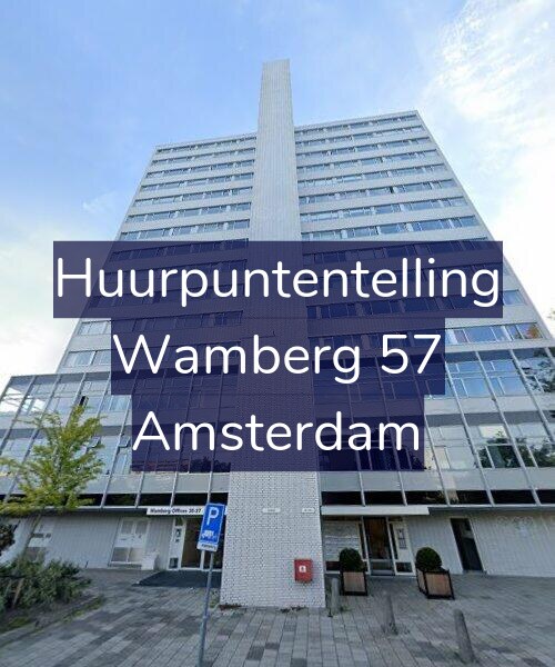 Foto gevel Huurpuntentelling voor Wamberg 57, Amsterdam