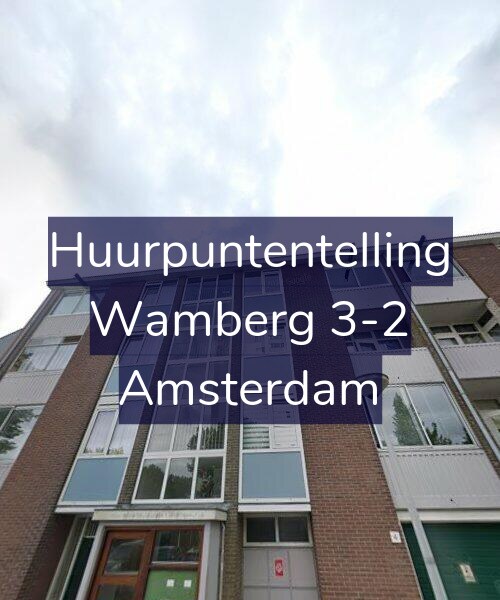 Foto gevel Huurpuntentelling voor Wamberg 3-2, Amsterdam