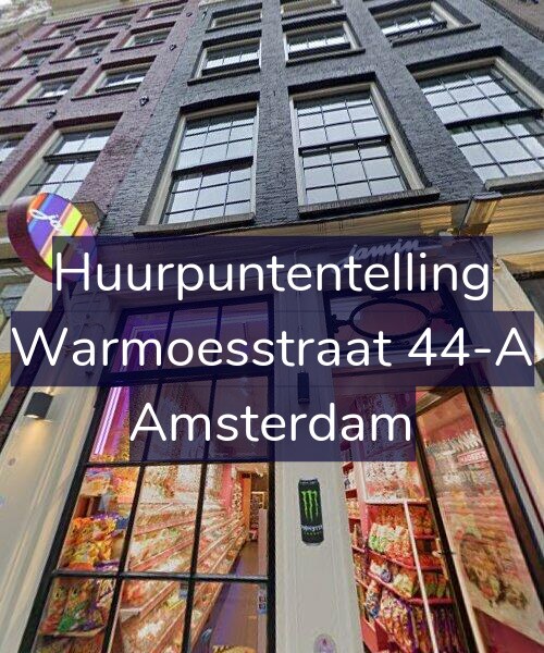 Foto gevel Huurpuntentelling voor Warmoesstraat 44-A, Amsterdam