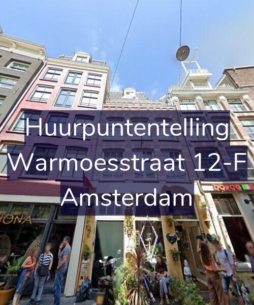 Foto gevel Huurpuntentelling voor Warmoesstraat 12-F, Amsterdam